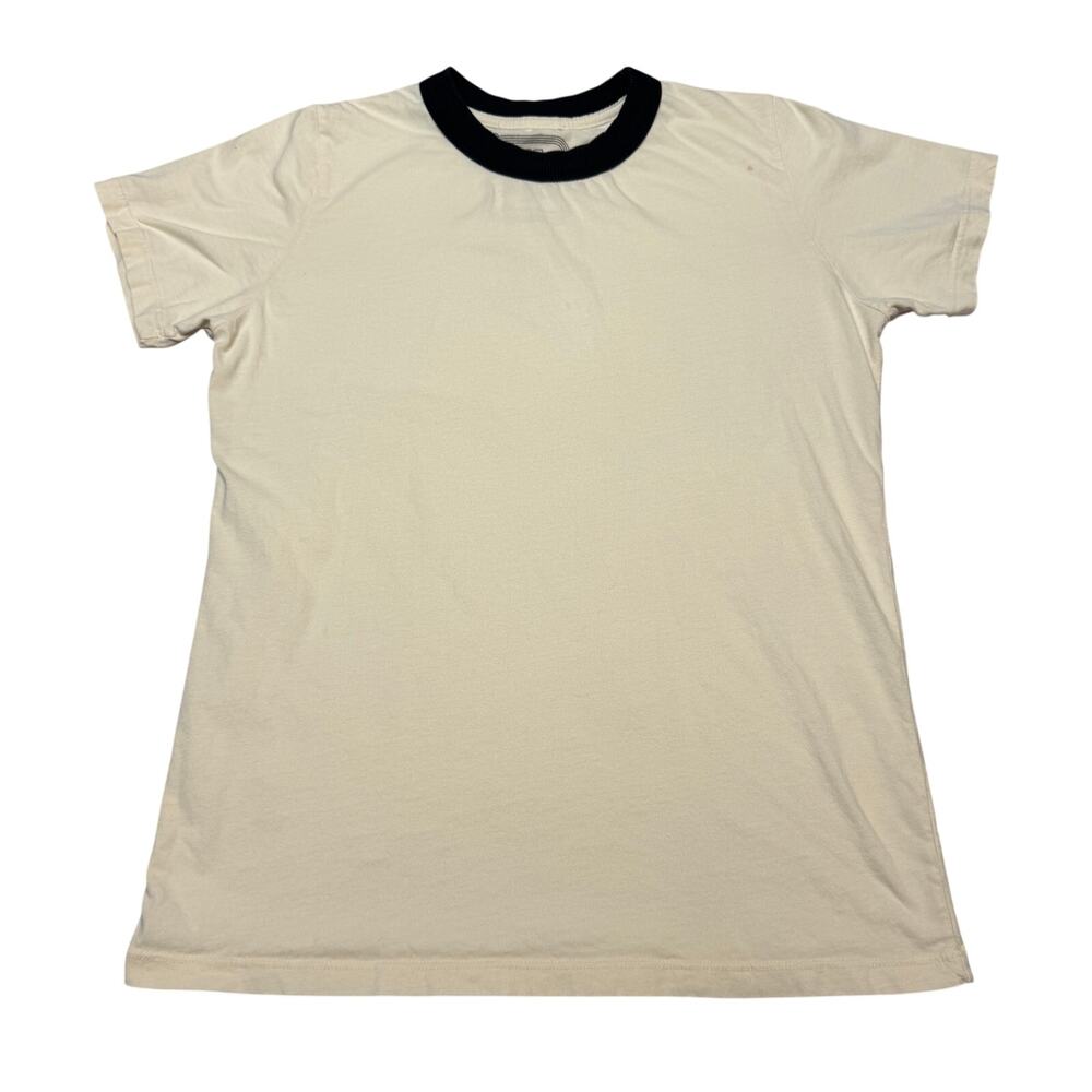 Big Bud Press Ringer T Shirt Women's XS Short Sleeve Retro Indie Twee